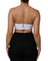 Dolce & Gabbana White Nylon Blend Bandeau Strapless Tube Top